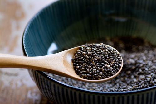 This means you don't eat chia seeds as healthy snacks