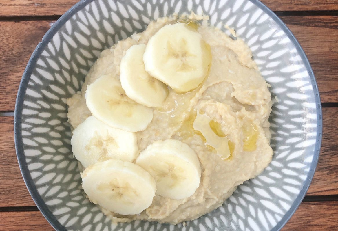 Bananen kokos humus Recept gezond