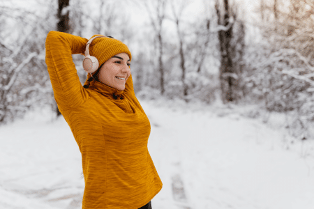 sporten in koud weer