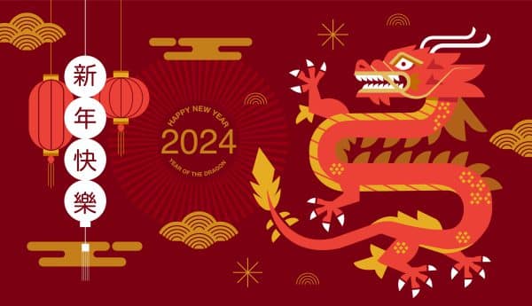 2024 is het Chinese jaar van de draak, en dat is goed nieuws