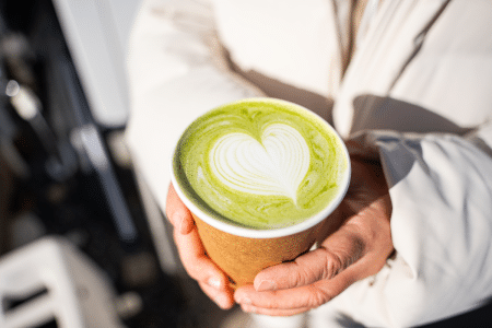 Matcha groene thee poeder