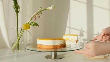 Cheesecake Op Een Bord