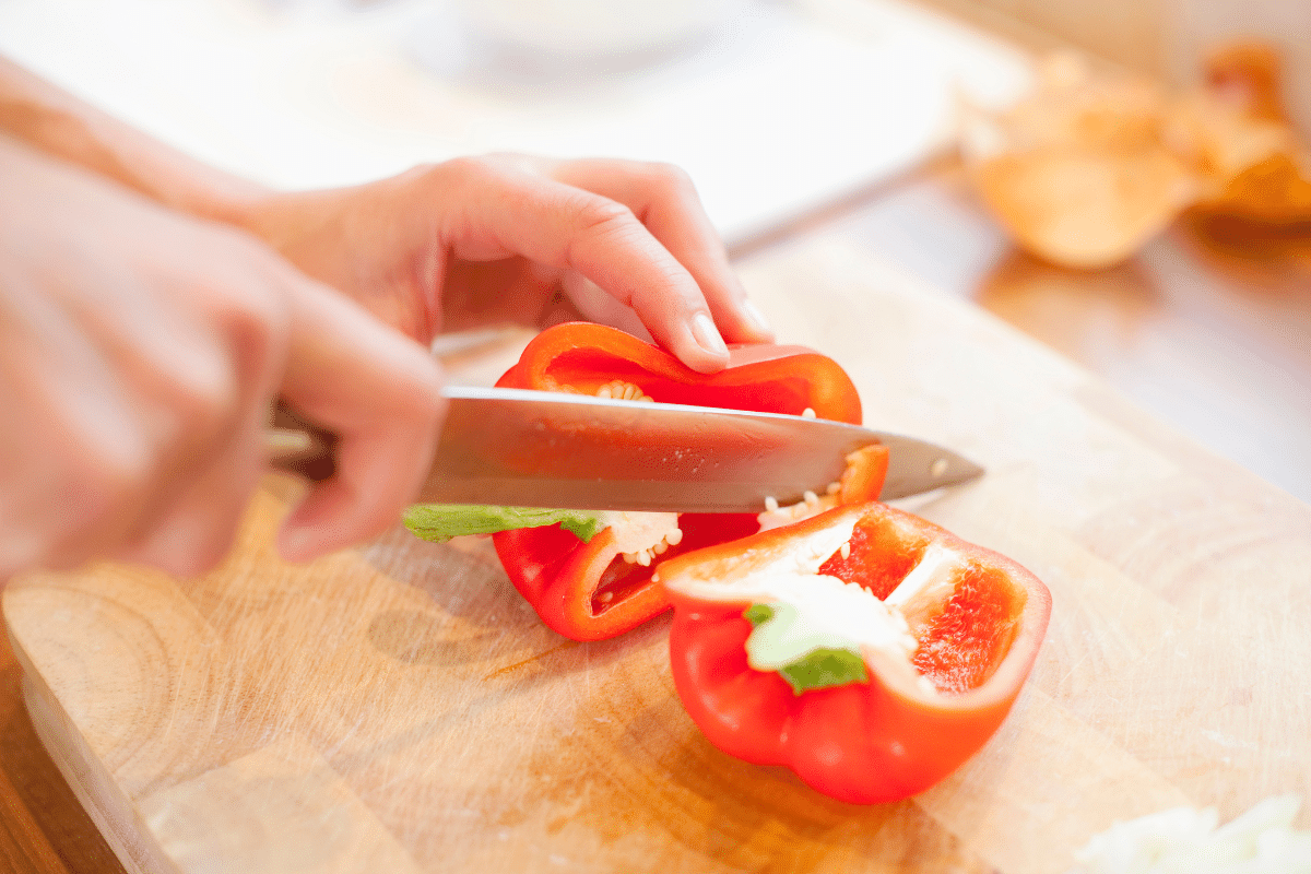 Paprika Snijden