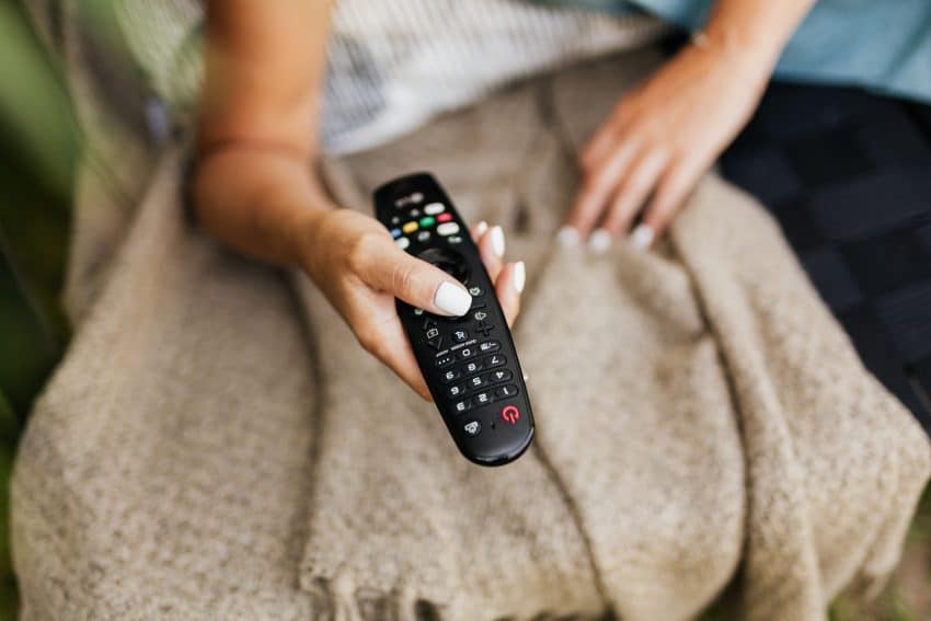 Vrouw Kijkt Tv