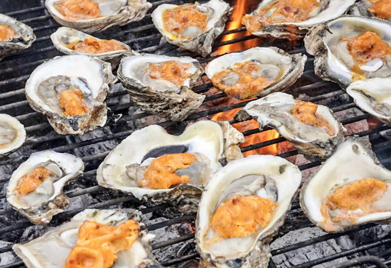 gegrillde oesters