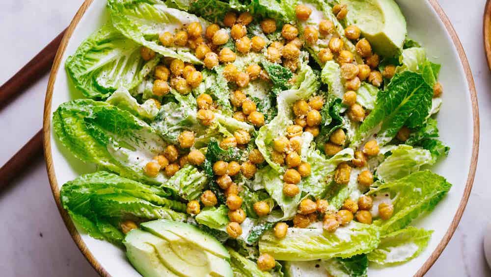 vegan ceasar salade
